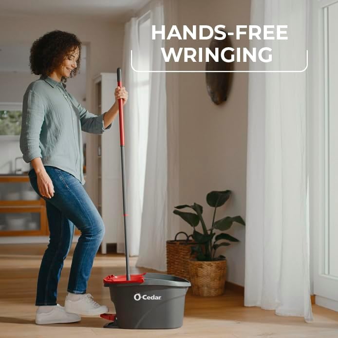 EasyWring Microfiber Spin Mop & Bucket System