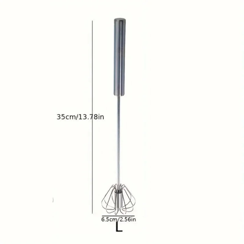 Semi-Automatic Stainless Steel Egg Beater