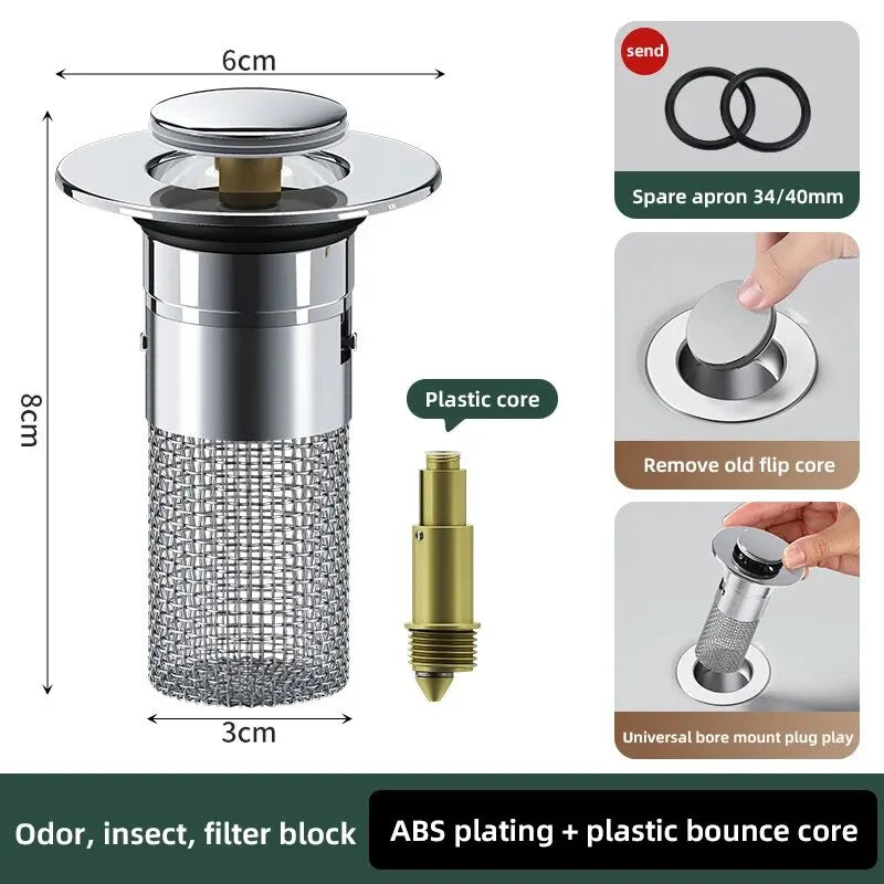 Stainless Steel Sink Drain Plug