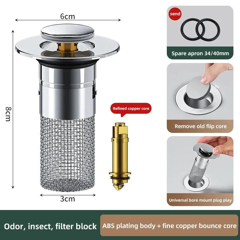Stainless Steel Sink Drain Plug