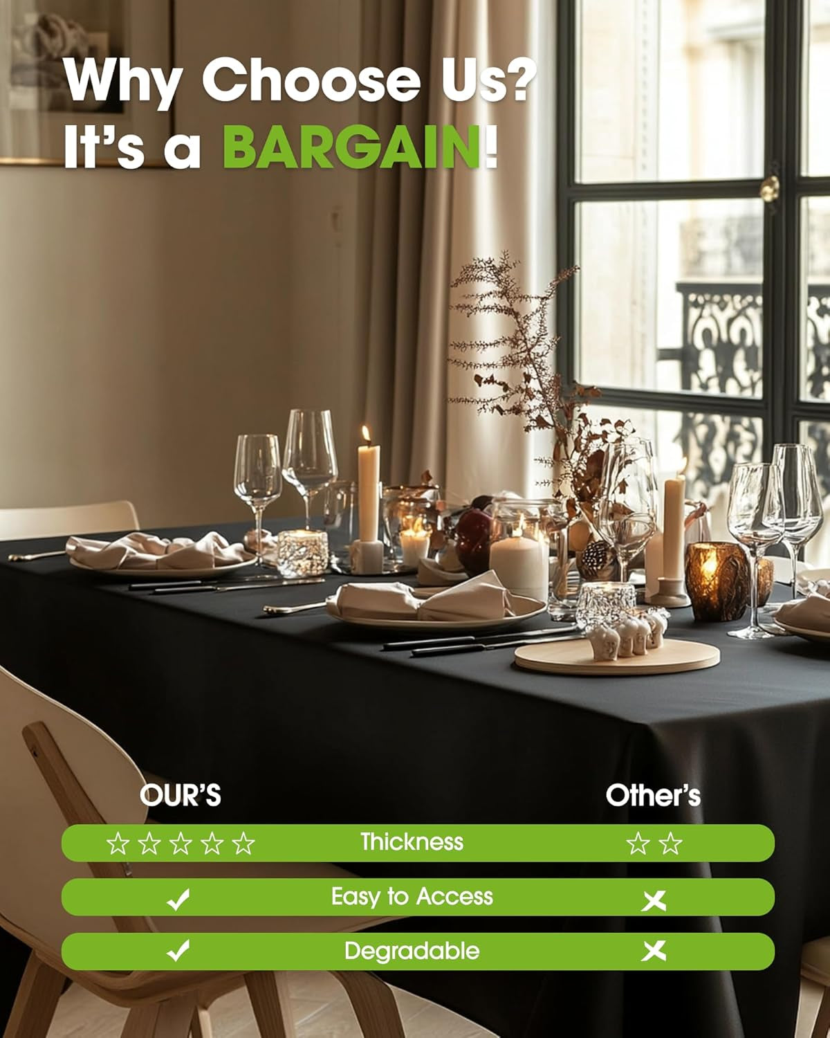 Premium Table Covers — Effortless Elegance, Instant Ease