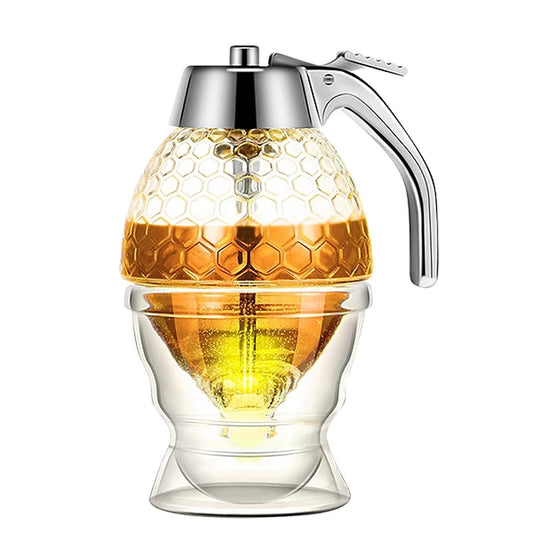 No-Drip Honey Dispenser with Stand