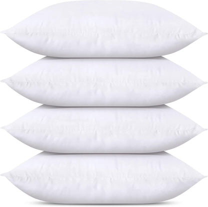 Classic White Throw Pillows