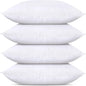 Classic White Throw Pillows