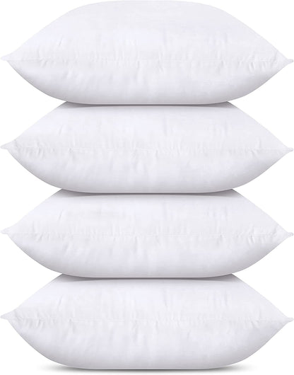 Classic White Throw Pillows