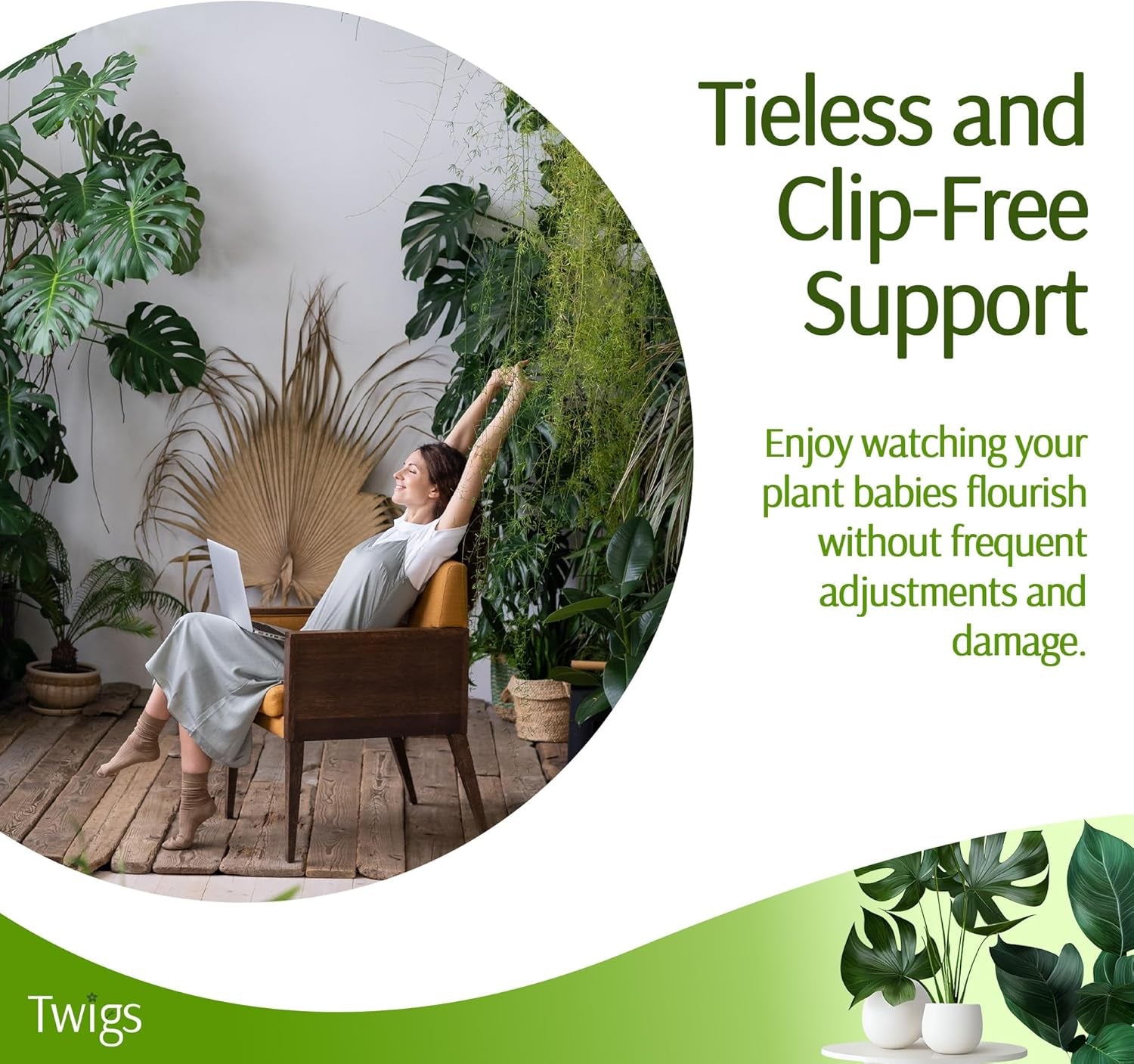 Stackable Monstera Plant Support Stakes