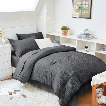 Seersucker Comforter Set – Full Size