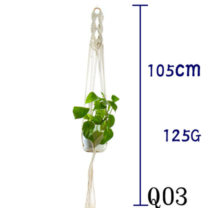 Handwoven Cotton Plant Hanger