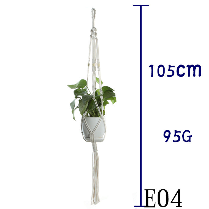 Handwoven Cotton Plant Hanger
