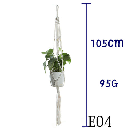 Handwoven Cotton Plant Hanger