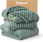 Gentlesoft White Fleece Throw Blanket