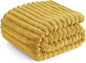 Gentlesoft White Fleece Throw Blanket