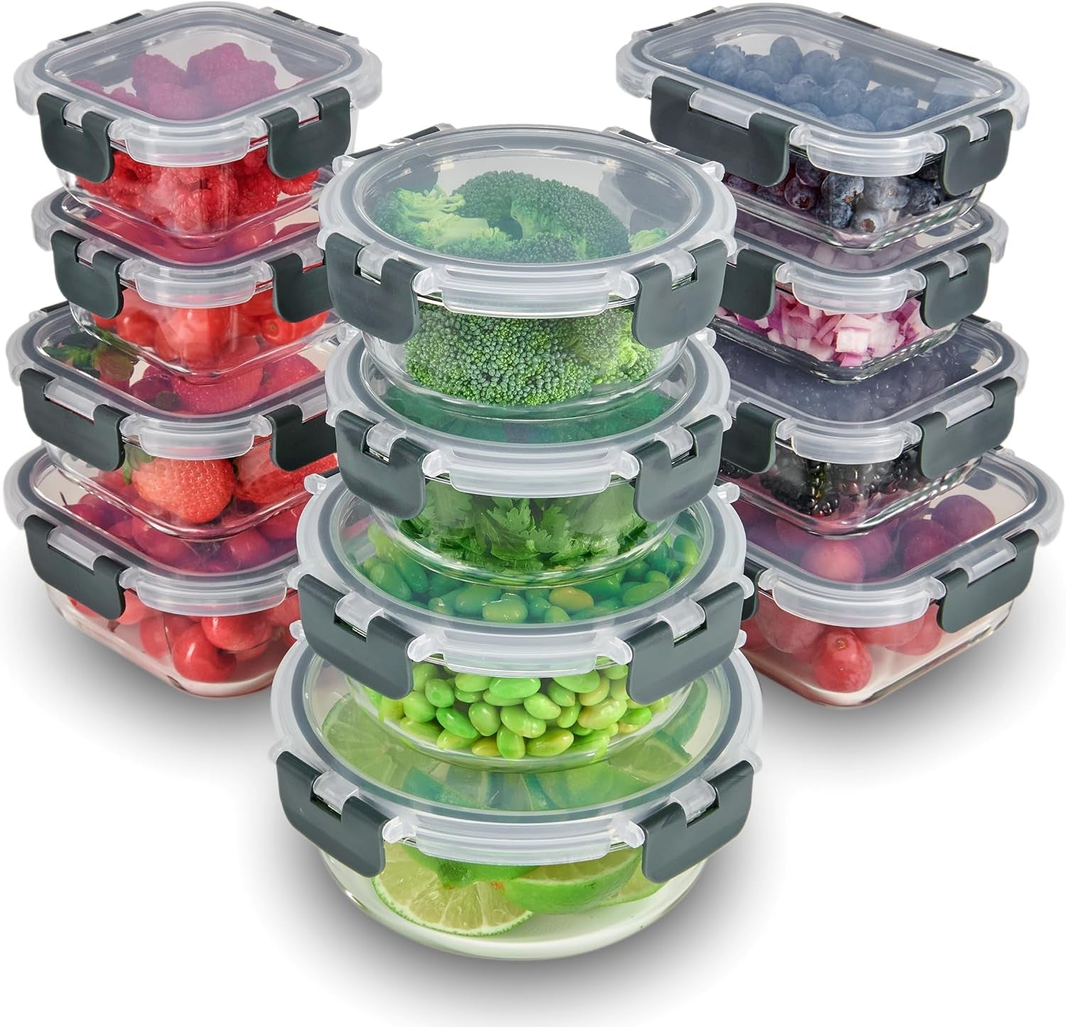 Refined Glass Containers — Freshness Preserved, Effortlessly Secure