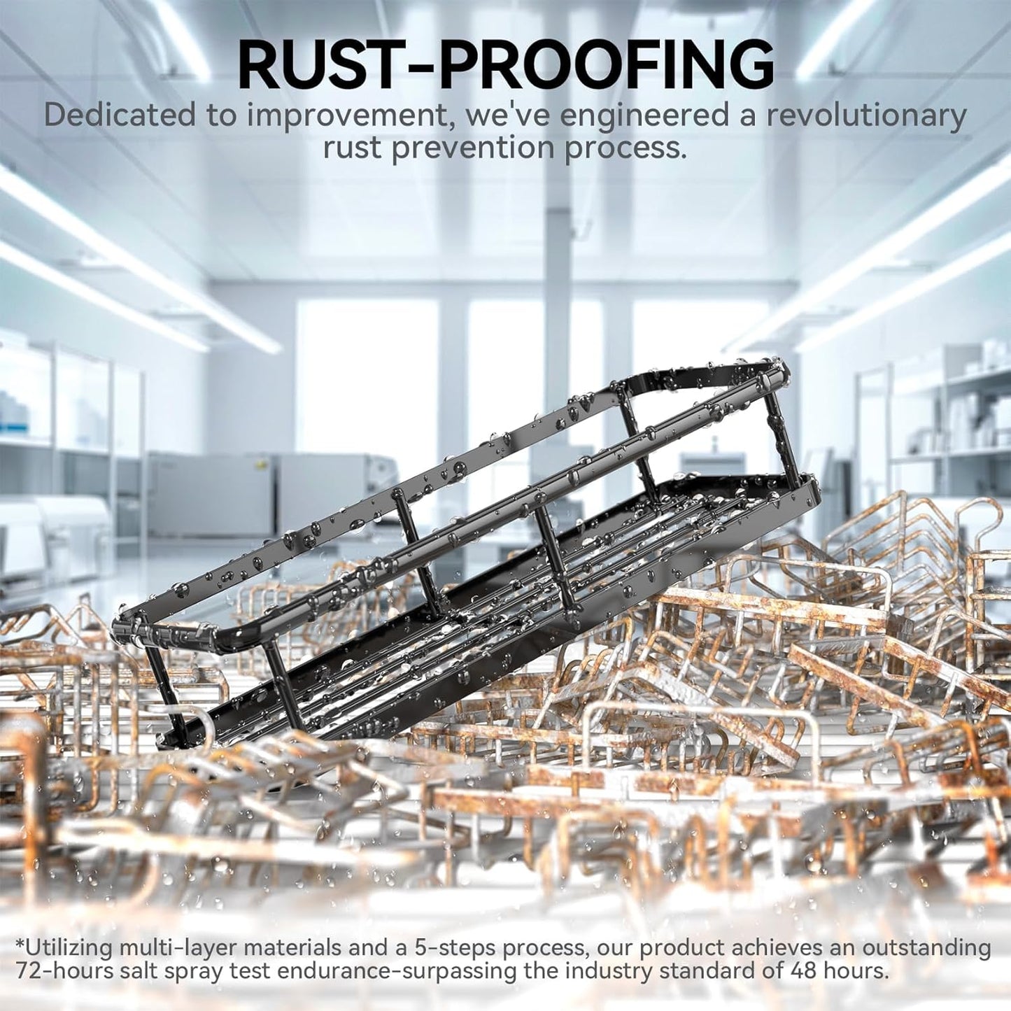 Rustproof Shower Caddy Set – 6 Pack