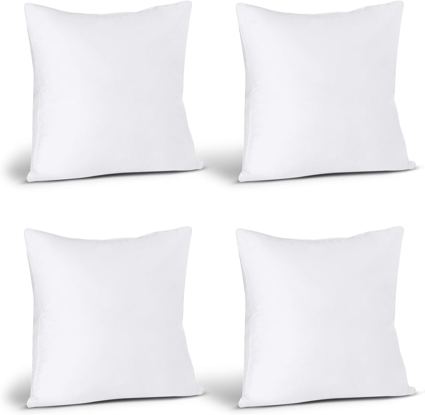 Classic White Throw Pillows