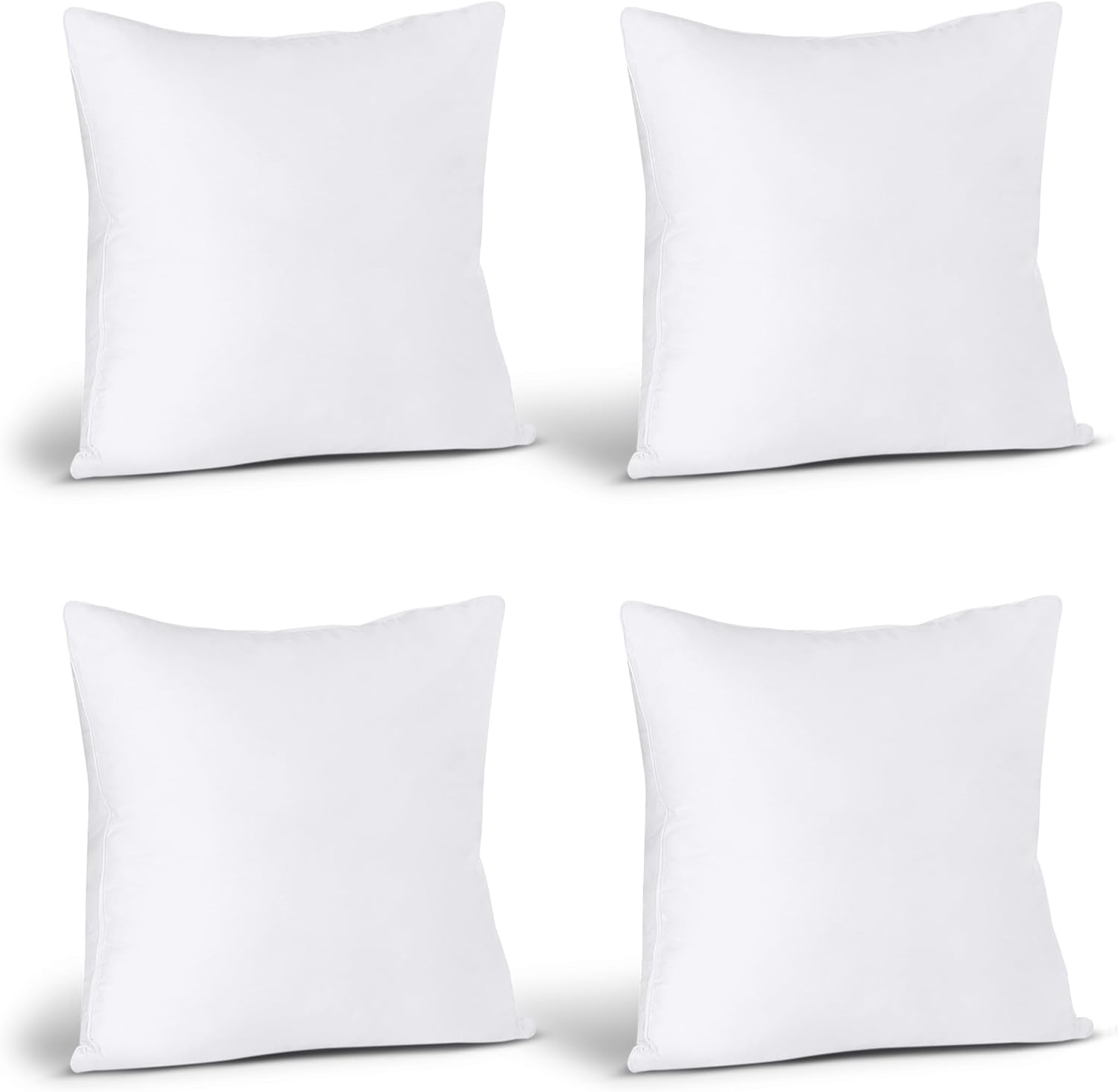 Classic White Throw Pillows