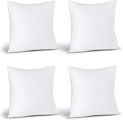 Classic White Throw Pillows