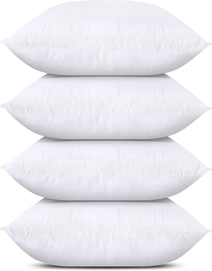 Classic White Throw Pillows
