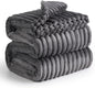 Gentlesoft White Fleece Throw Blanket