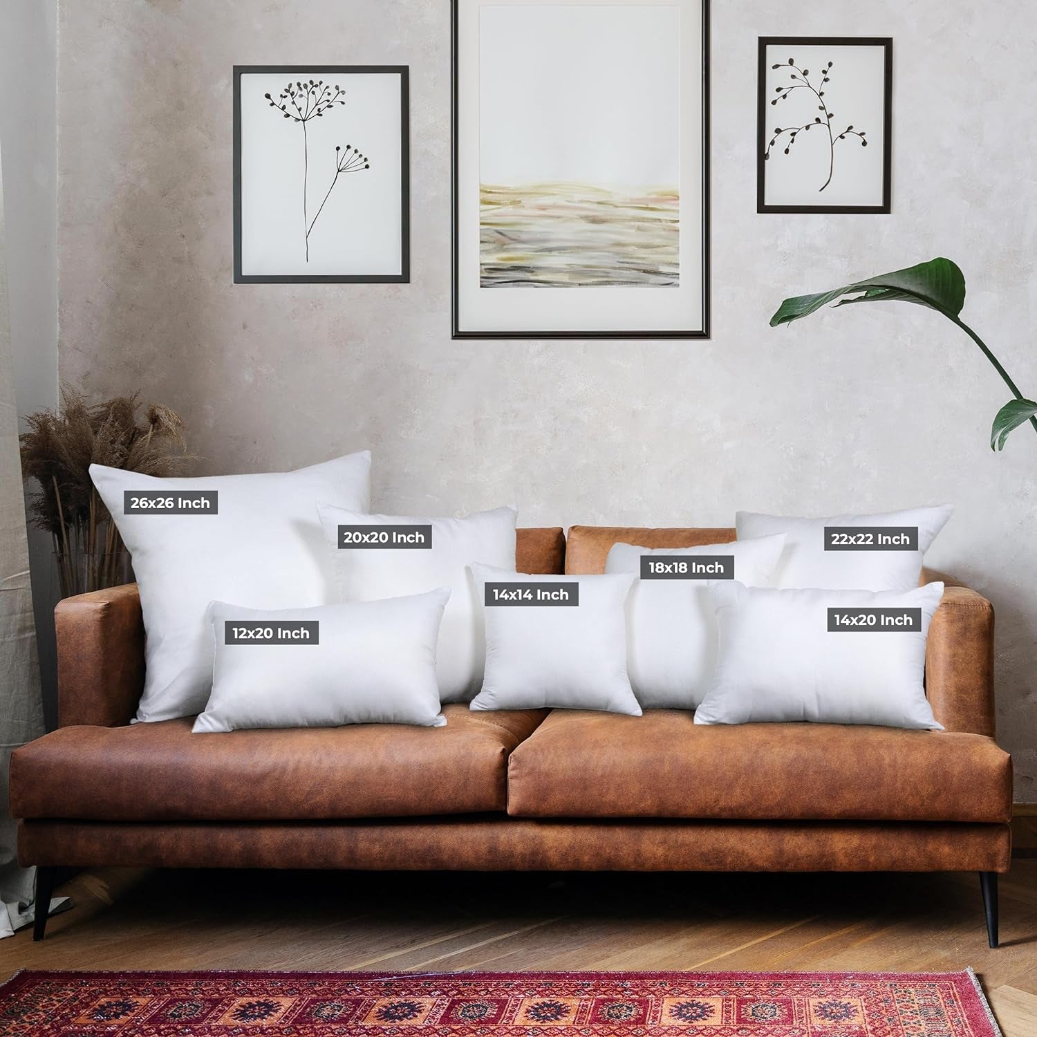 Classic White Throw Pillows