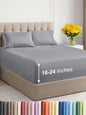 Premium 6-Piece King Sheet Set – Extra Deep Pockets, Cooling Comfort & Wrinkle-Free Softness
