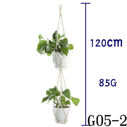 Handwoven Cotton Plant Hanger