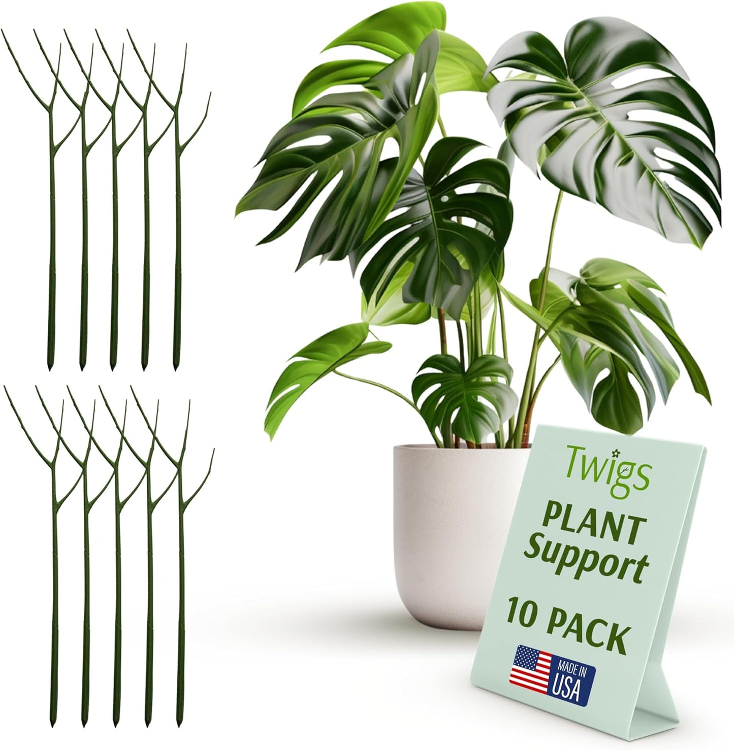 Stackable Monstera Plant Support Stakes