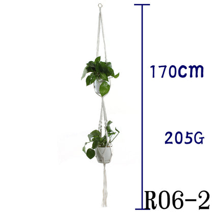 Handwoven Cotton Plant Hanger