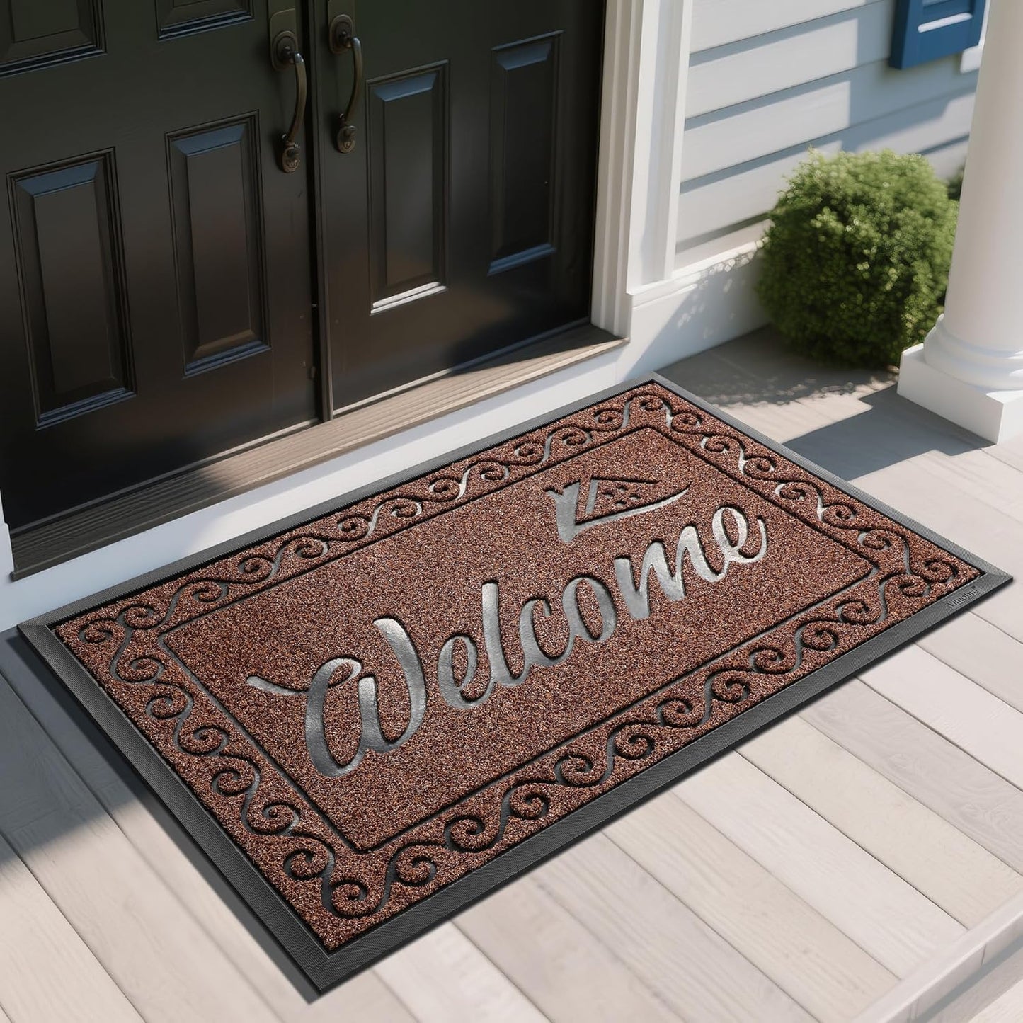 Heavy Duty Welcome Mat for Indoor & Outdoor Use