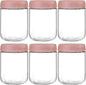 Glass Oats Containers – 16oz, 6 Pack