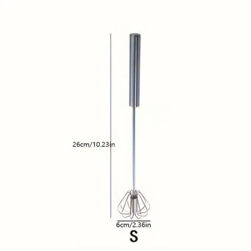 Semi-Automatic Stainless Steel Egg Beater