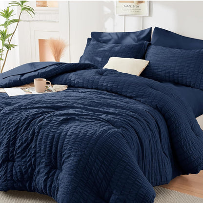 Seersucker Comforter Set – Full Size