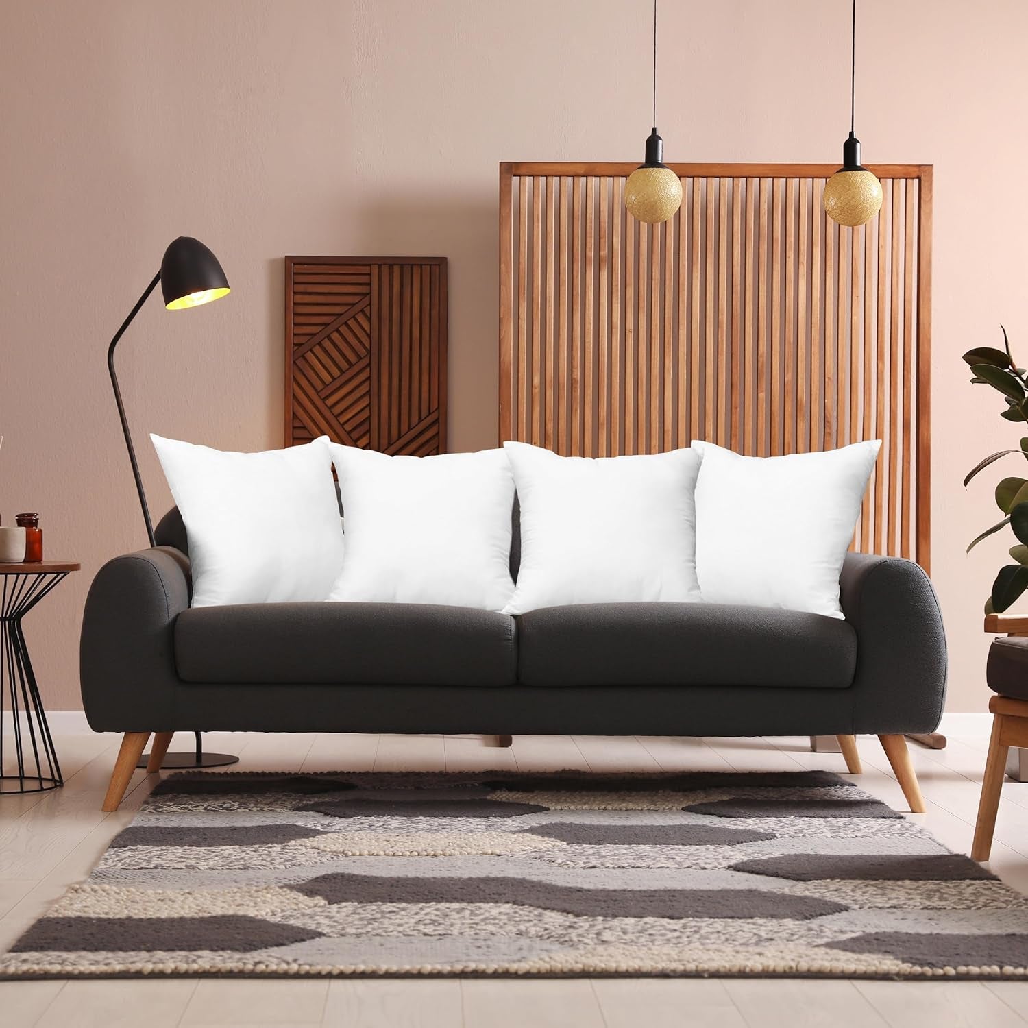 Classic White Throw Pillows
