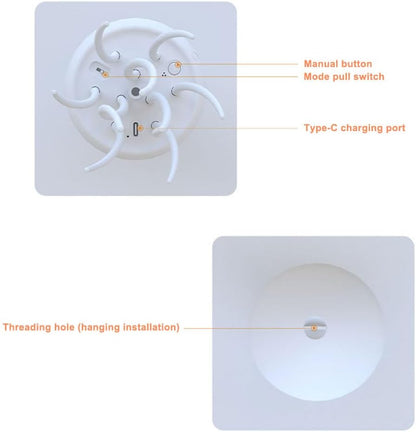 Rechargeable RGB Jellyfish Lamp with Sound Control