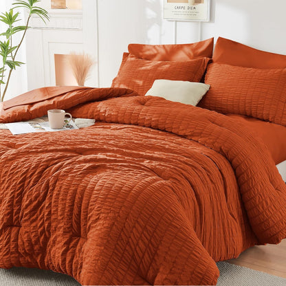 Seersucker Comforter Set – Full Size