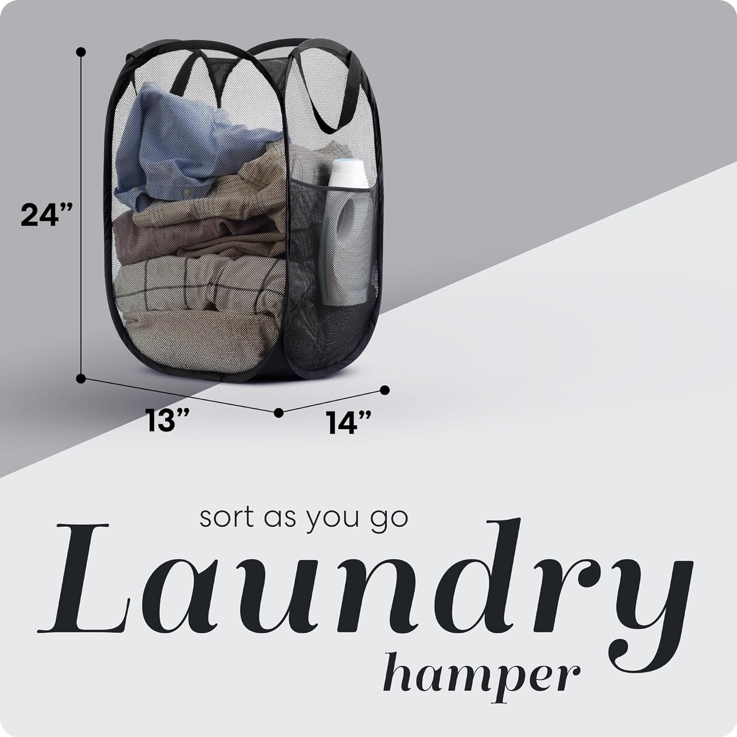 Collapsible Mesh Laundry Hampers