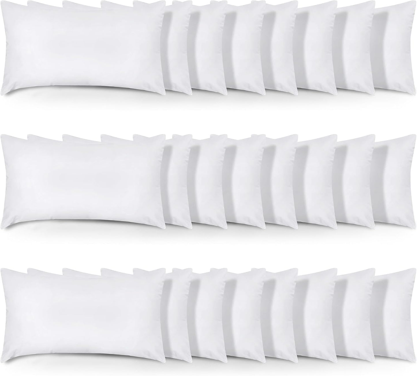 Classic White Throw Pillows