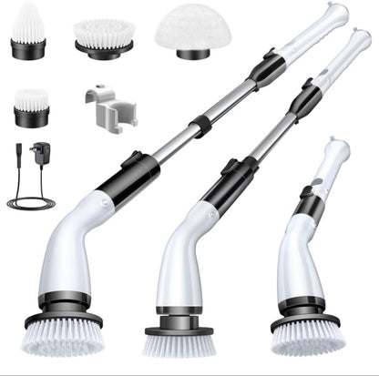 Electric Spin Scrubber with Dual Speed & 6 Heads