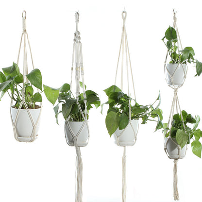 Handwoven Cotton Plant Hanger