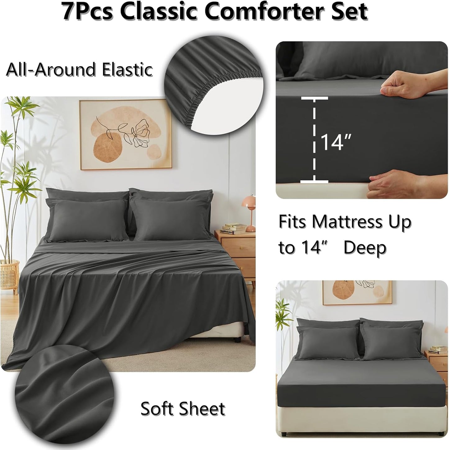 Timeless Comforter Set — Complete Serenity, Effortless Elegance