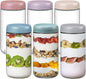 Glass Oats Containers – 16oz, 6 Pack