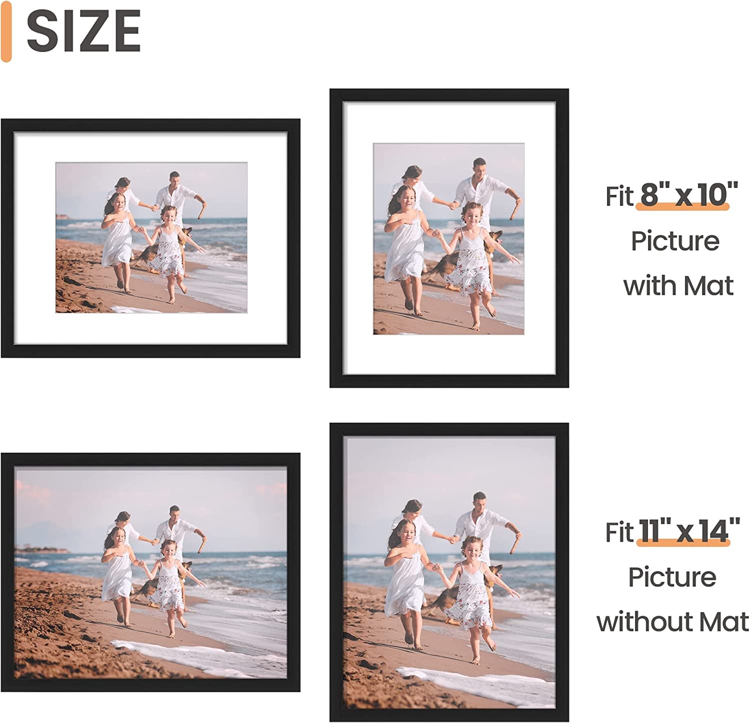 Picture Frame Set – 5 Pack