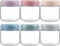 Glass Oats Containers – 16oz, 6 Pack