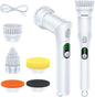 Electric Spin Scrubber with Dual Speed & 6 Heads