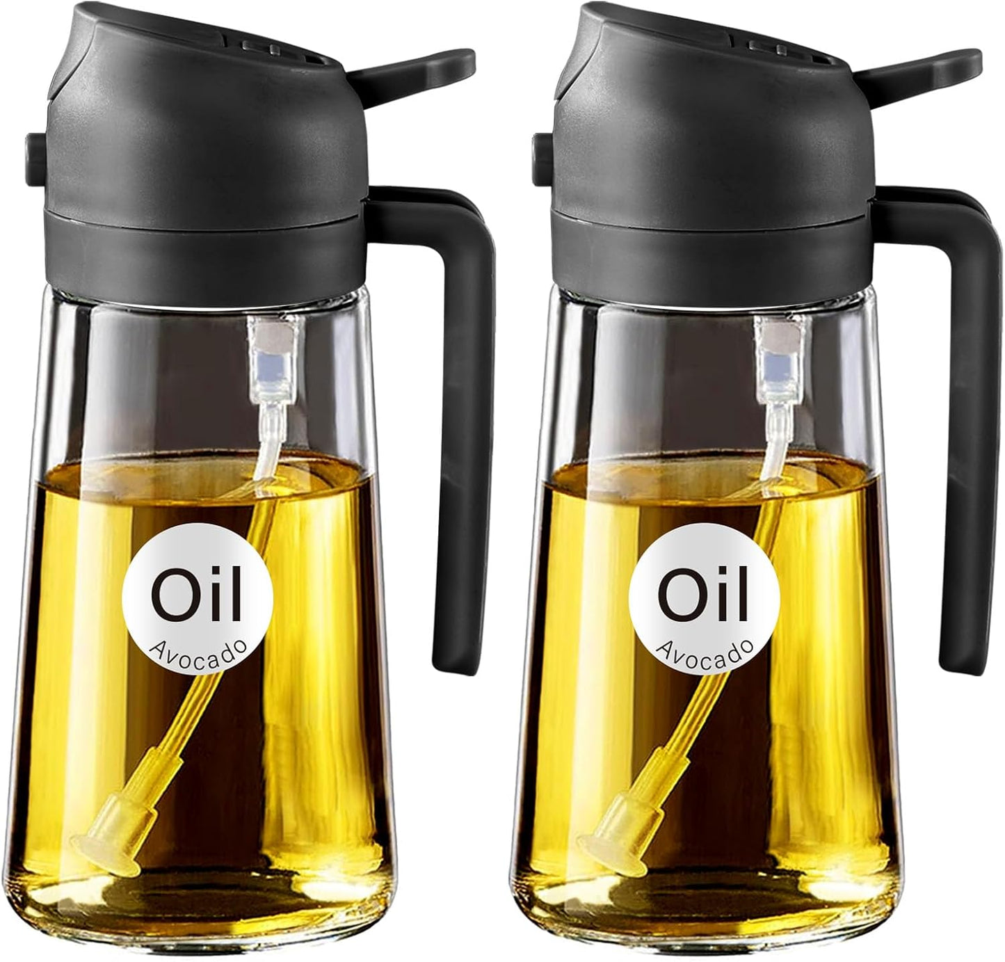16oz Glass Olive Oil Sprayer & Dispenser