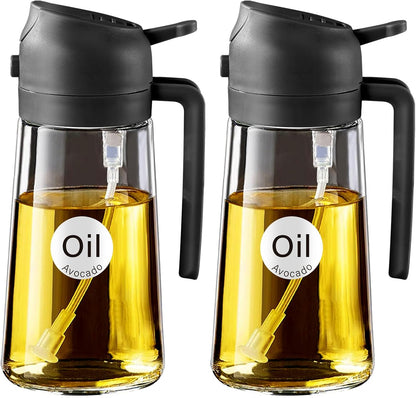 16oz Glass Olive Oil Sprayer & Dispenser