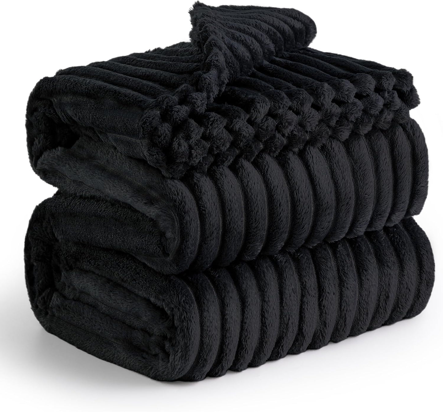 Gentlesoft White Fleece Throw Blanket