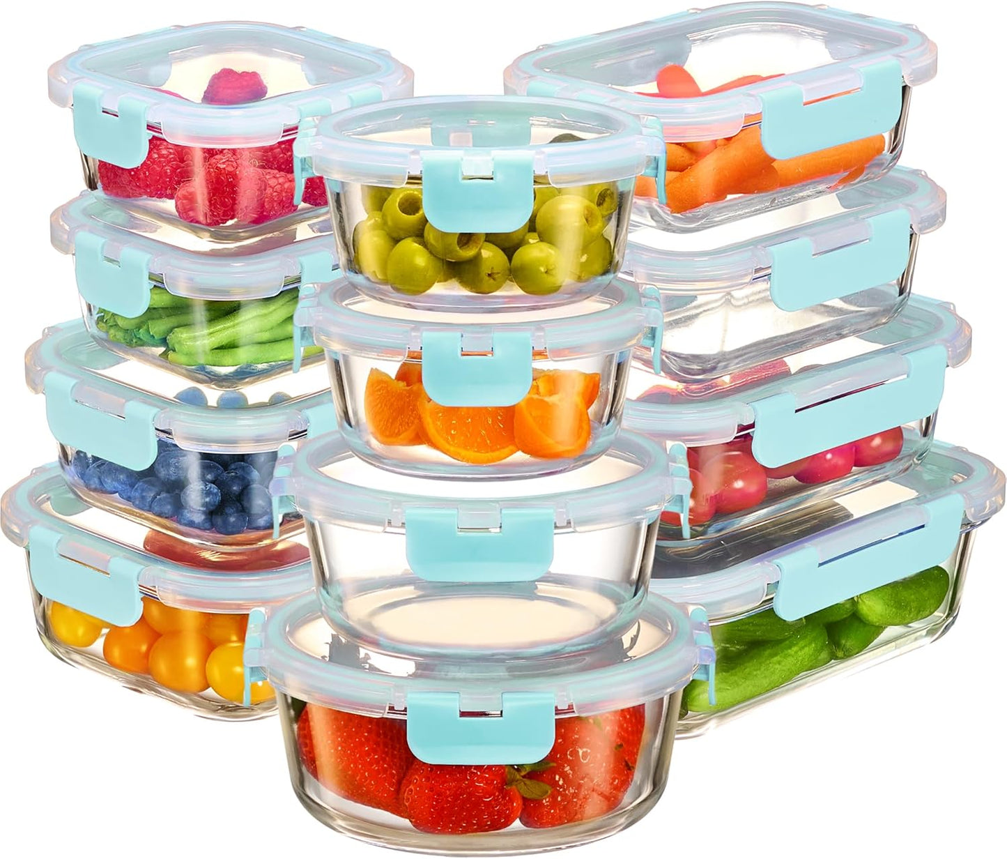 Refined Glass Containers — Freshness Preserved, Effortlessly Secure
