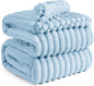 Gentlesoft White Fleece Throw Blanket
