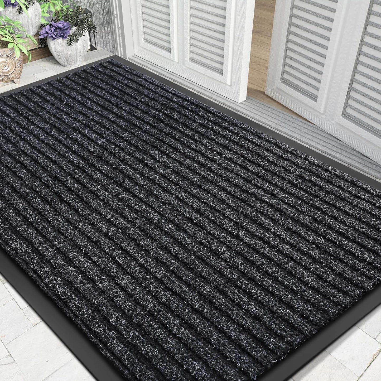 Heavy Duty Welcome Mat for Indoor & Outdoor Use